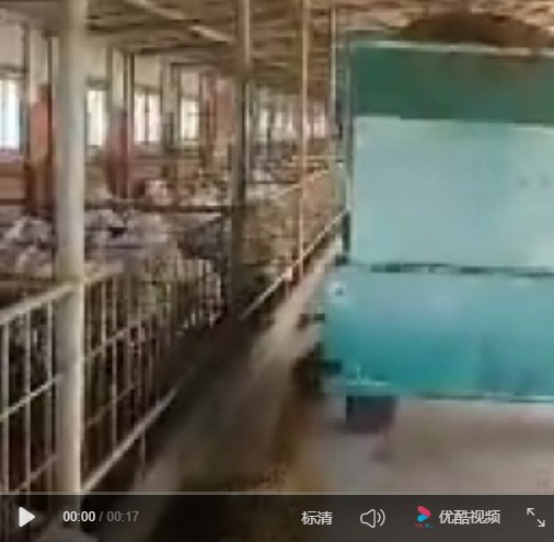 平安焊接畜牧機(jī)械雙側(cè)撒料車(chē)羊場(chǎng)展示
